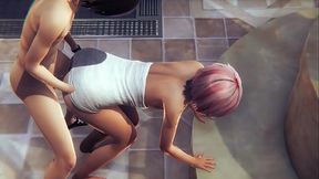 Yaoi Femboy - Fer anal in spa - Sissy crossdress Japanese Asian Manga Anime Film  Game Porn Gay