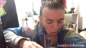 Amateur Latina Teen Babe POV Interracial Facial