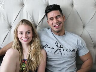 Mega Latino Model Weenie Screws His 1st American Blond