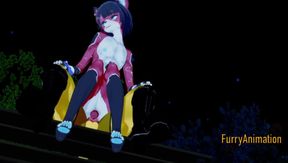 Furry yaoi cat destroyed by rough lynx creampie