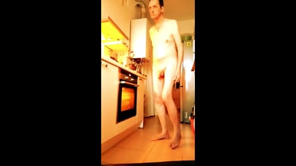 Preparing Spaghetti Nude