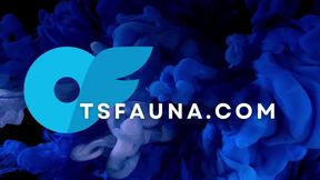 Tranny Gets Slowly Fucked by a 11-inch BBC Dildo