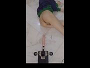 The Fuck Machine Pounded My Hole so Hard My Ass Was Leaking, It Felt Amazing