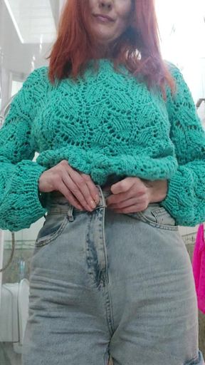 I Knitted Myself a Top and a Sweater, Bragging)))