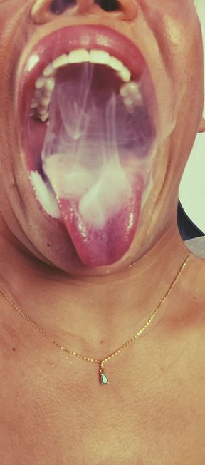 Fetish Smoke Mouth and Tongue