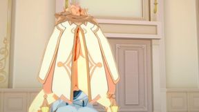 Aether Gets Destroyed by Chongyun’s Big Cock in Raw Yaoi Blowjob