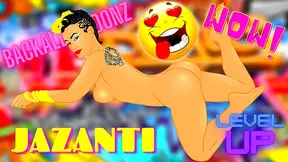 Jazanti Flaunts Inked Curves in Sultry Latino Hentai Dream Sequence