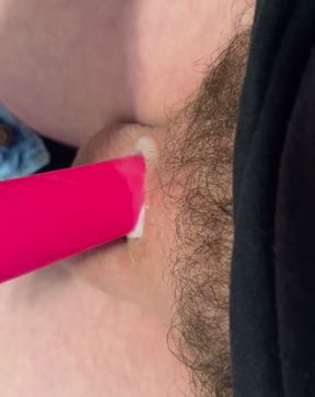 Tiny dick pink vibrator, fun