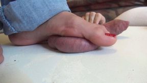 MY SADISTIC CBT BOX - BAREFOOT CBT AND COCK TRAMPLING
