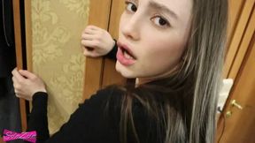 Horny Amateur MILF Craves Blowjob After Coming Home