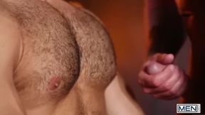 Sean Duran chops Diego Sans’ hairy ass gets pumped raw