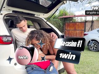 “Would you assist me get home?” I fuck a Colombian Ebony MILF in public and cum inside her! Danyel Mast & Carla Morelli