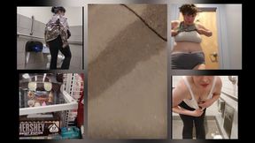 Pea Date Our Hot Day Out Hot Yoga Bra Peeps And Toilet Pees and After Yoga Naked