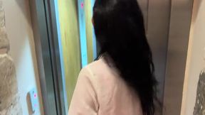 Fucked a Black-Haired Stranger on Vacation and Cum in Her Mouth