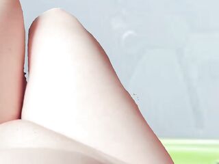 Cute fetish fuels steady pulsating deepthroat spasm