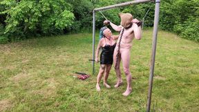 Whipped Naked in Nature