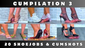 Cumpilation 3 - 20 Shoejobs & Cumshots - Multi Cam - Footjob Shoejob Heeljob Bootjob Cum Cumshot Shoe Heel Stiletto Foot Feet Fetish
