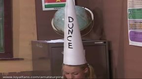 Jasmine sucks off two teachers