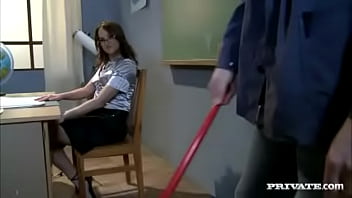 Sexy Redhead MILF Andy Brown Has Hardcore Anal with the Janitor