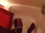 Phone bone in the shower