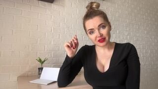 Andrey and Annette - Annette's Kinky Teacher Roleplay with POV Big Boob Play