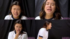 Erika Kononoba - CLOSE-UP of Japanese cute girl SNEEZING - 1080p