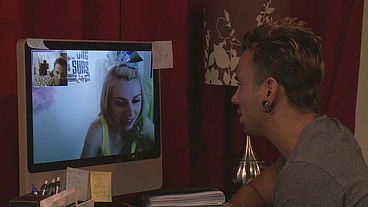 Lexi Belle was feeling horny so she hit up Voodoo on the internet to come over and make...