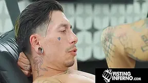 Inked Up Hottie Fucked With Dildo 12 Min