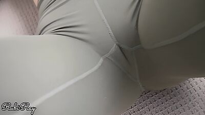 Creampie In My Hot Step Sister Yoga Pants Before Her Workout