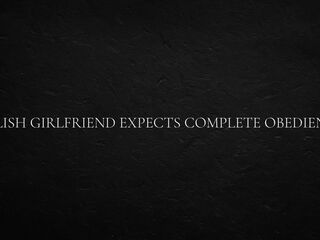 Polish girlfriend expects complete obedience