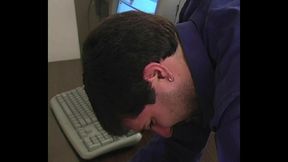 blake blaze is stripped given bare bottom spanking w paddle