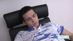 Brunette dick drainer Xander wants a cock in his tight ass!