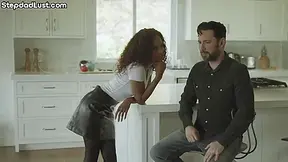 Stepdaddy Fucks Ebony Squirting Pussy After Deepthroated