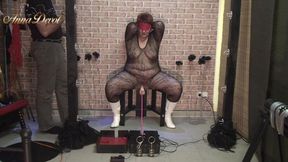My submissive pussy and the fucking machine