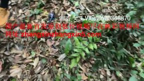 chinese beautiful mistress outdoor humiliate