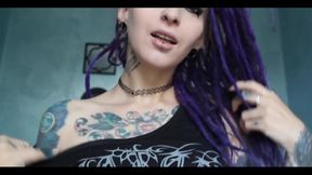 My Goth Pussy Loves Rough Fucking