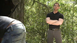 American stud Dean Flynn takes a hardcore anal gangbang