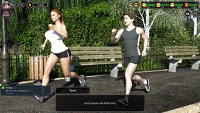 Harem stepsis caught in public display
