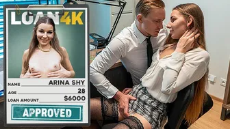 Stanley Johnson seduces Arina Shy and fucks her tight pussy in his office