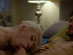 Skinny shemale lets her handsome stepbro bareback her ass