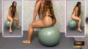 High Jumps On a Big Balloon Shaking Ass 1080p - Latex - Ass Worship - Thong - Nude - Shaking Tits - Long Hair - Balloon Blowing - Balloon Squeezing - Naked Girl on Balloon - Balloons B2P - Balloons non pop - Balloon stuffing