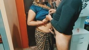 Indian chubby girl having sucked her boyfriend&#039;s penis.