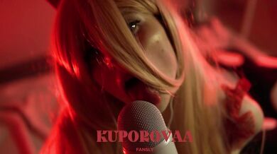 ASMR licking cosplay on Power ( Chainsaw Man ) / Kuporovaa Krupa