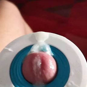 Cumming in my new toy