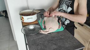 Stuffed duck