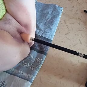 Sex machine destroys girlfriend's pussy at high speed
