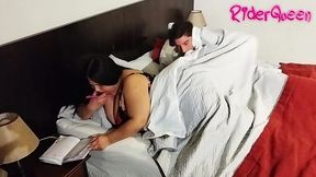 Stepson gets pounded by his hot stepmom in a casual hookup
