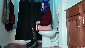Raven in Boots Peeing [Voyeur] Sage Eldritch