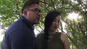 Picked up tattooed big ass gal fir sex in car