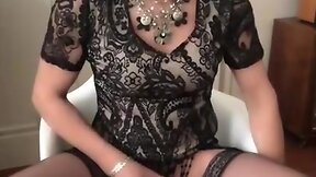 Belinda eats her cum